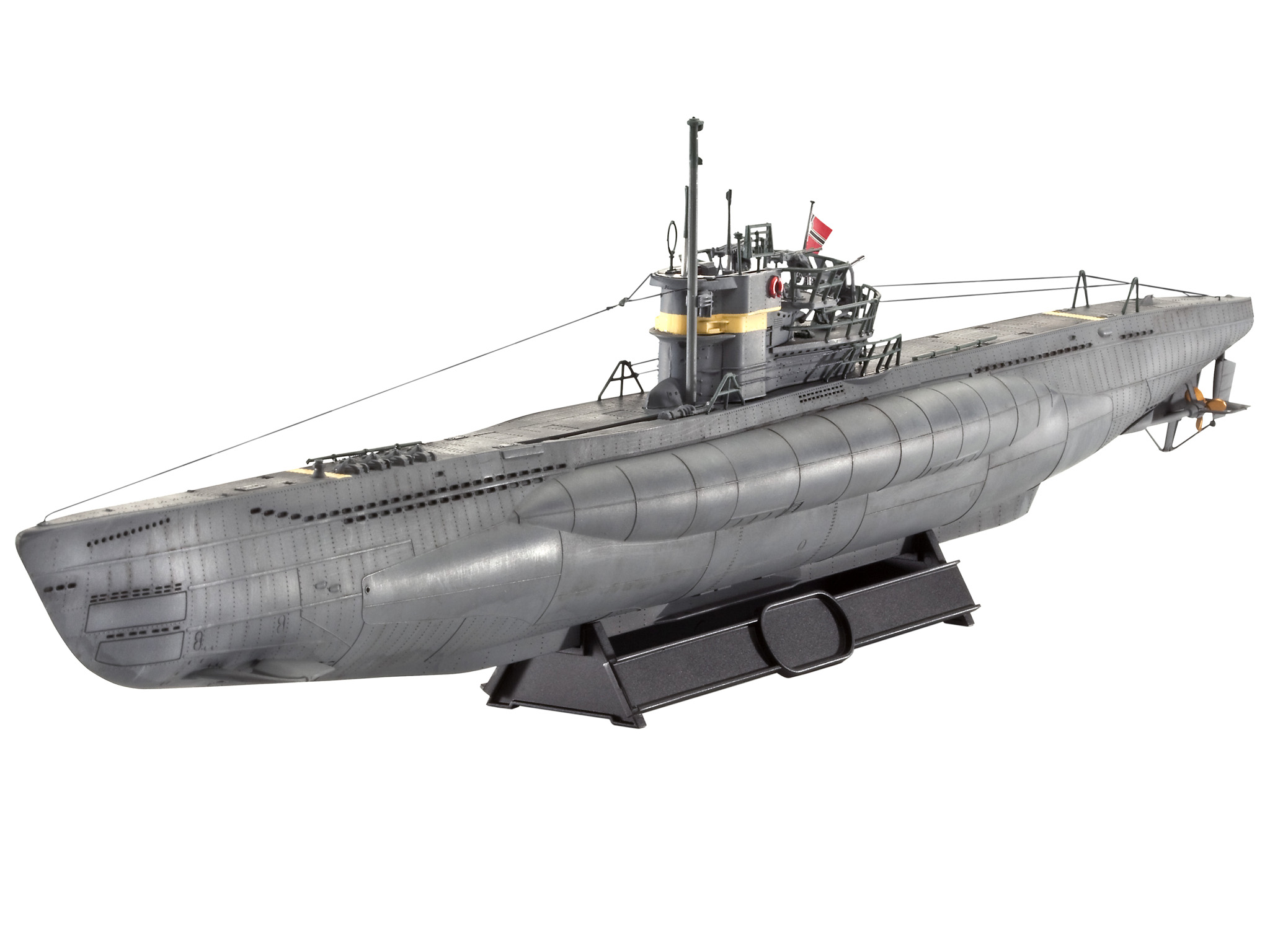 U-Boot Typ VIIC/41 - Deutsches U-Boot TYPE VII C/41 Atlantic Version 1:144