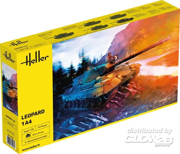 Leopard 1A4 - Heller 1:35 Leopard 1A4