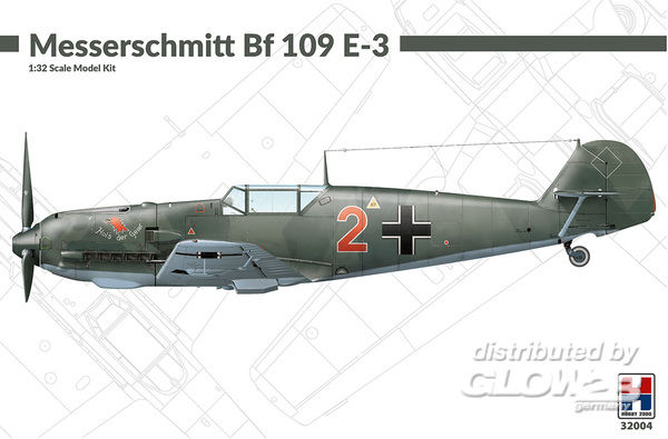 Messerschmitt Bf 109 E-3 - Hobby 2000 1:32 Messerschmitt Bf 109 E-3