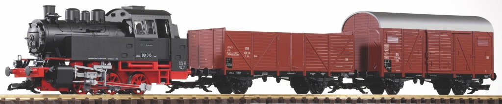 G-Start-Set Güterzug BR 80 + - G Start-Set Güterzug BR 80 (inkl. Sound+Dampf)