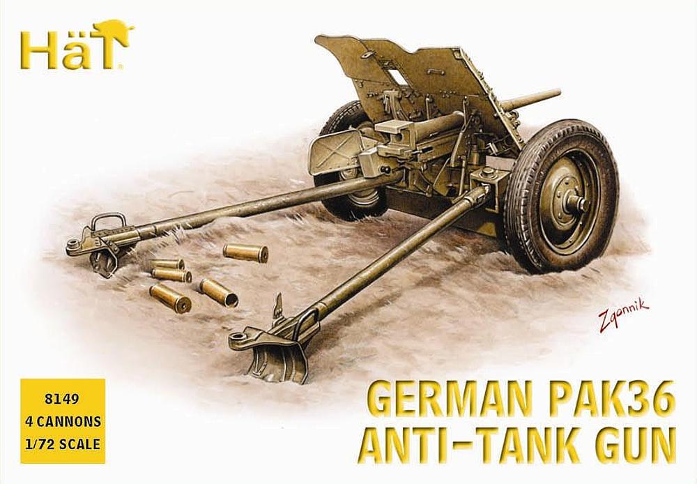 German Pak 36  37mm - HäT 1/72