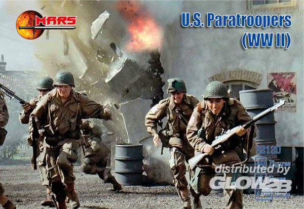 WWII U.S. Paratroopers - Mars Figures 1:72 WWII U.S. Paratroopers
