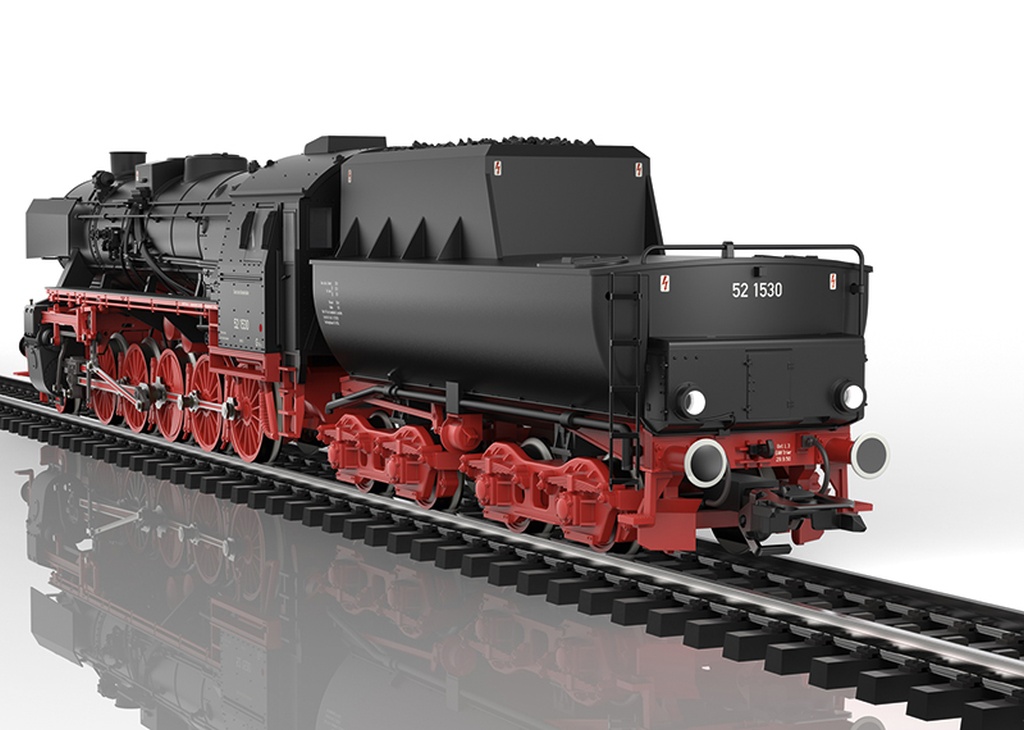 Güterzug-Dampflok BR 52 DB - Dampflokomotive Baureihe 52