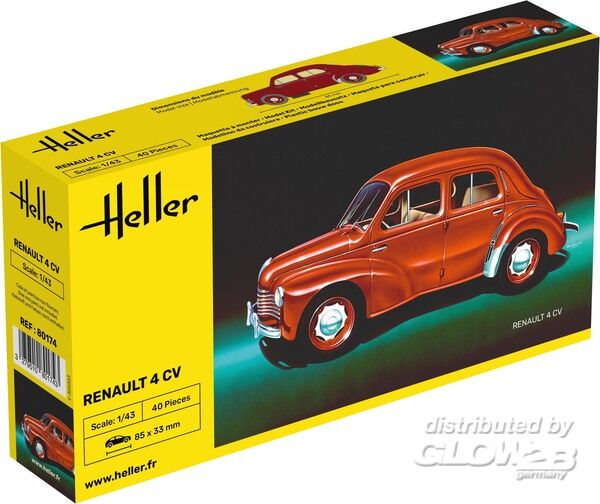 Renault 4 CV - Heller 1:43 Renault 4 CV