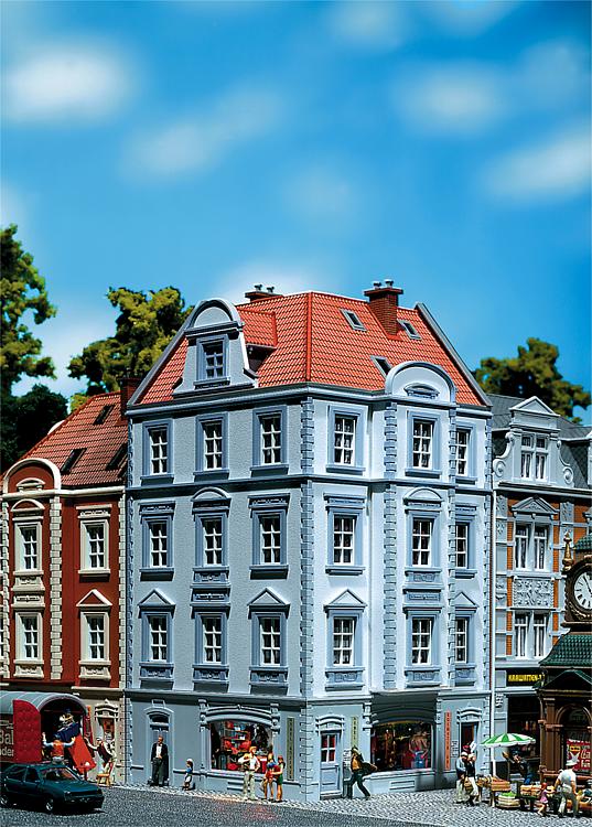 Stadteckhaus "Goethe - 122 x 112 x 217 mm  H0  Epoche: I