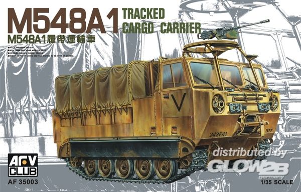M548A1 Tracked Cargo Carrier - AFV-Club 1:35 M548A1 Tracked Cargo Carrier