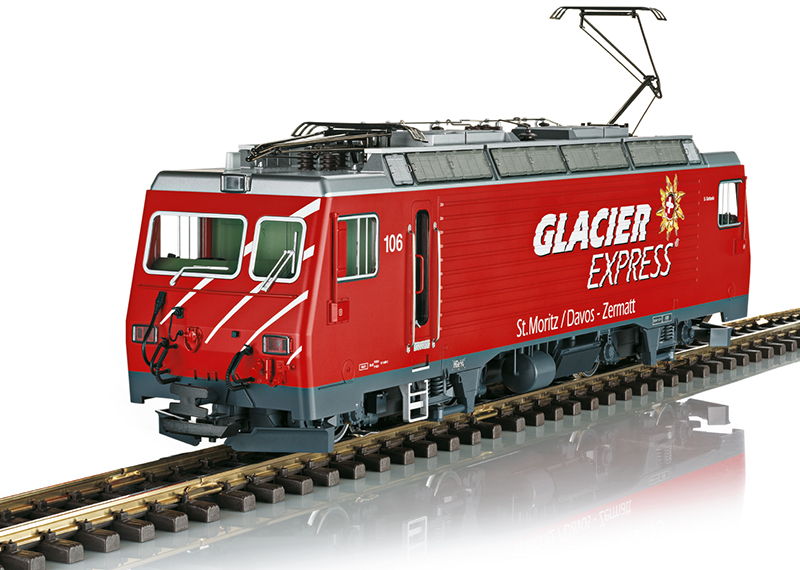E-Lok HGe 4/4 MGB - Elektrolokomotive HGe 4/4 II Glacier Express
