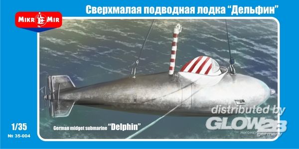 1:35 German Submarine Delphin - Micro Mir  AMP 1:35 German midget submarine Delphin-1