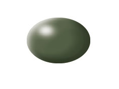 Aqua olivgrün, seide - Olivgrün, seidenmatt Aqua Color 18 ml