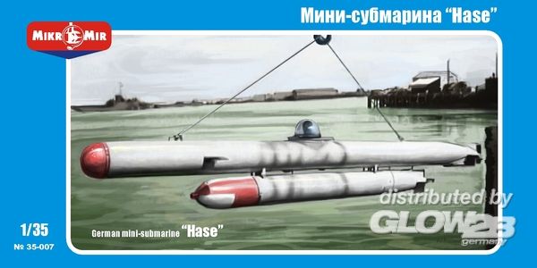 1:35 German mini Subm."Hase" - Micro Mir  AMP 1:35 German mini-submarine Hase