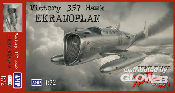 Victory 357 Hawk Ekranoplan - Micro Mir  AMP 1:72 Victory 357 Hawk Ekranoplan