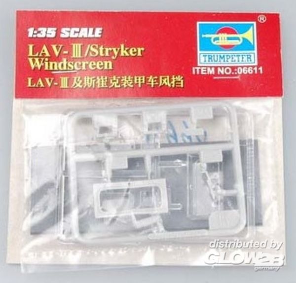 LAV-III / Stryker Windscreen - Trumpeter 1:35 LAV-III / Stryker Windscreen Units