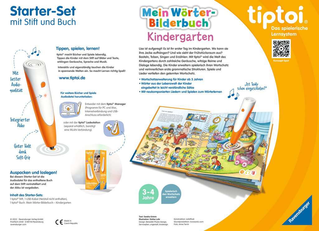 Tiptoi Starter Set Wörter - tiptoi® Starter-Set: Stift und Wörter-Bilderbuch Kindergarten