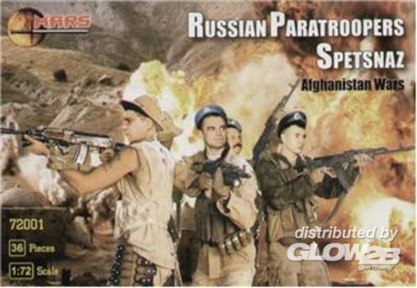 Russian paratroopers, Afghan - Mars Figures 1:72 Russian paratroopers, Afghan war