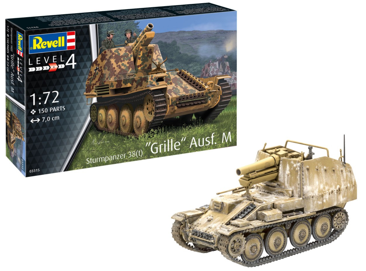 Sturmpanzer 38(t) Grille Ausf - Sturmpanzer 38(t) Grille Ausf. M 1:72