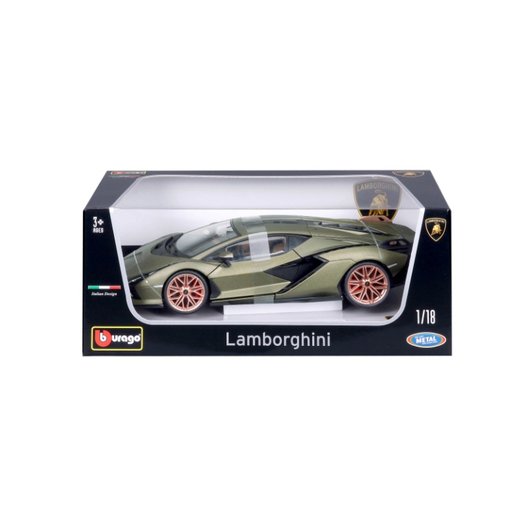 Bburago 1:18 Lamborghini Sian - Bburago 1:18 Lamborghini Sian FKP 37, gold