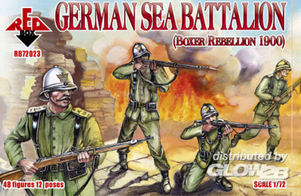 German sea battalion, Boxer R - Red Box 1:72 German sea battalion, Boxer Rebellion