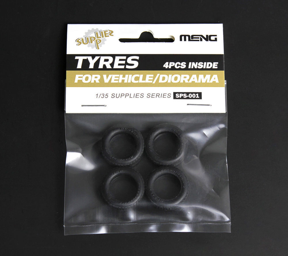 Tyres for Vehicle/Diorama (4p - MENG-Model 1:35 Tyres for Vehicle/Diorama (4pcs)