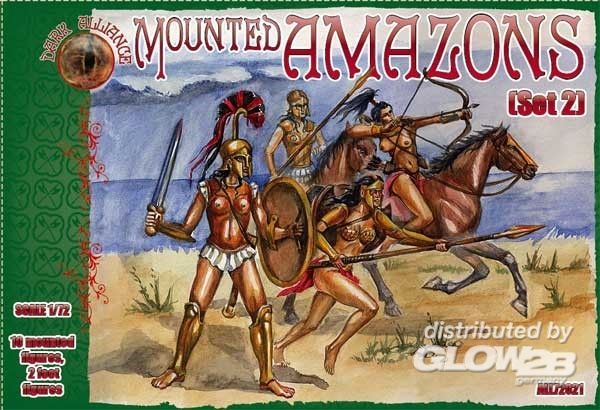 Mounted Amazons (Set 2) - ALLIANCE 1:72 Mounted Amazons (Set 2)