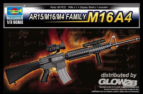 1/3 Small Arms: M16A4 - Trumpeter 1:3 AR15/M16/M4 FAMILY-M16A4