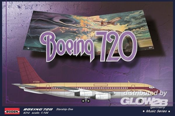 Boeing 720 Startship One"Musi - Roden 1:144 Boeing 720 Startship OneMusic series