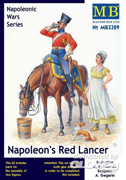 1/32 Napoleons Red Lancer - Master Box Ltd. 1:32 Napoleon´s Red Lancer, Napoleonic Wars S Serie