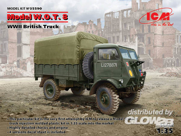 Model W.O.T.8, WWII British T - ICM 1:35 Model W.O.T.8, WWII British Truck