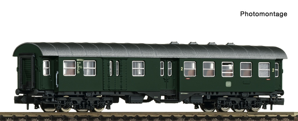 4ax Umbauwagen 2.Kl./Gep. - Umbauwagen 2. Klasse mit Gepäckabteil, DB