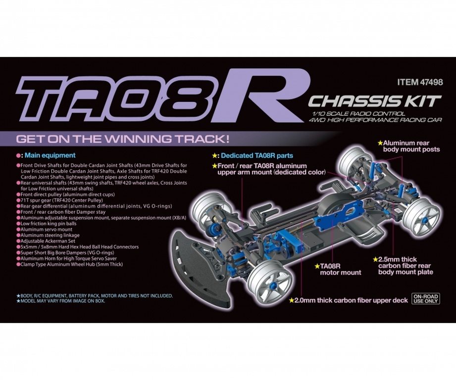 1:10 RC TA08R Chassis Kit - 1:10 RC TA08R Chassis Kit