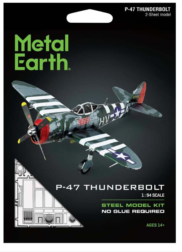 Metal Earth: P47-Thunderbolt - Metal Earth: P47-Thunderbolt