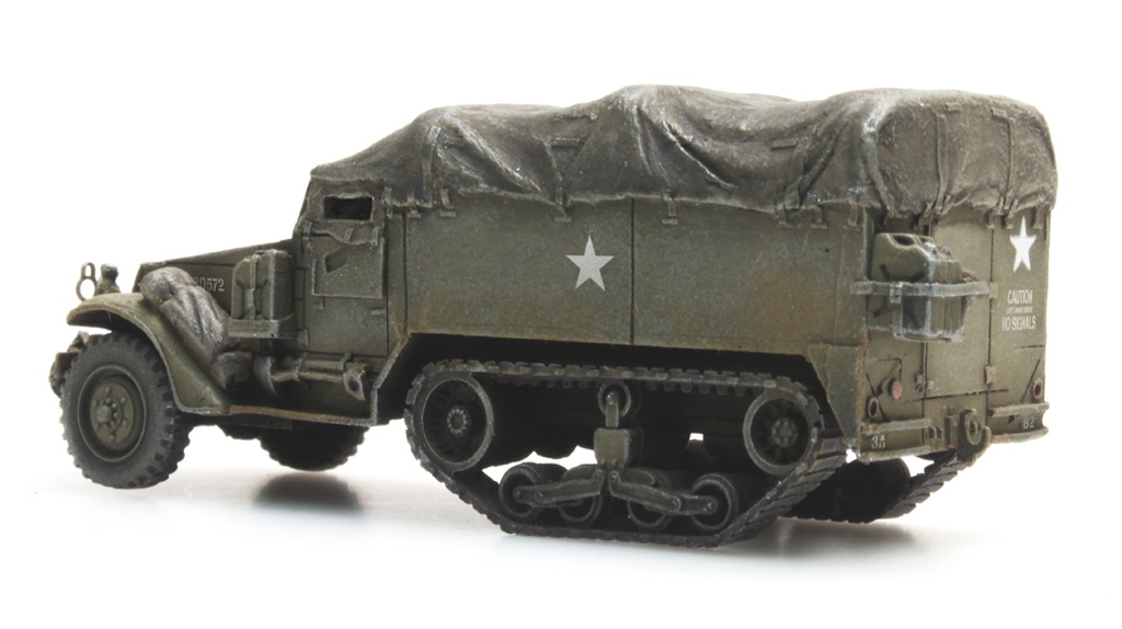 US M3A1 Half Track - 1:87  Fertigmodell aus Resin, lackiert