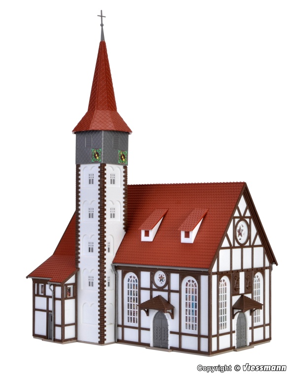 H0 Fachwerkkirche Altbach - Vollmer
