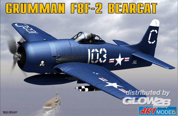 Grumman F8F-2 BEARCAT USAF ca - Art Model 1:72 Grumman F8F-2 BEARCAT USAF carrier