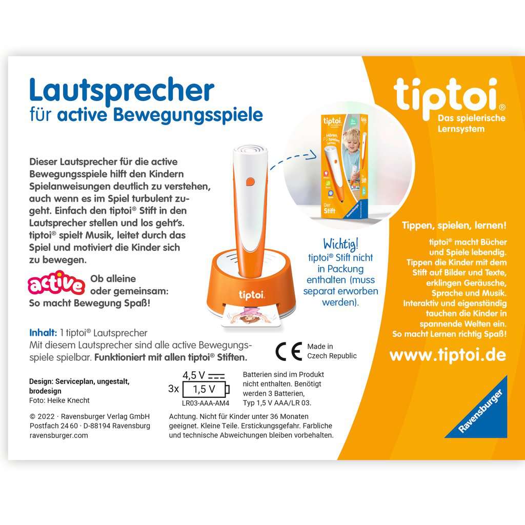 Tiptoi active Lautspreche - tiptoi® ACTIVE Lautsprecher