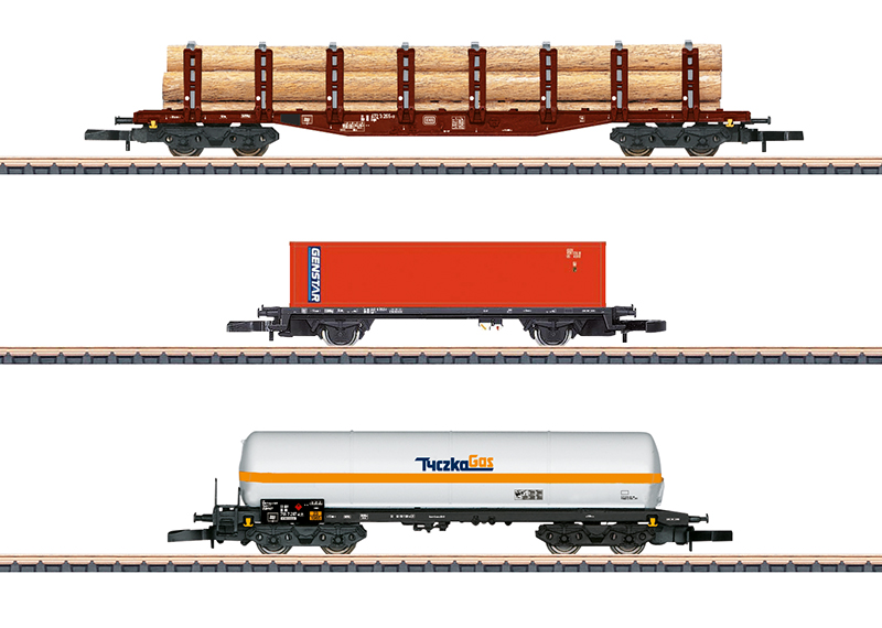Güterwagen-Set DB - Güterwagen-Set mit gemischten Ladungen   ab 2023