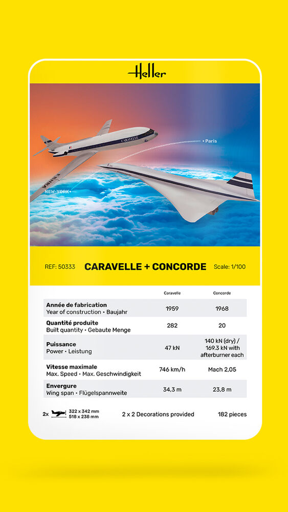Caravelle + Concorde