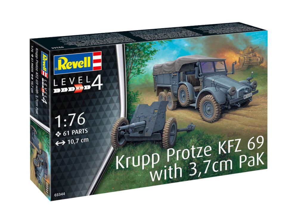 Krupp Protze KFZ 69 with 3,7c - Krupp Protze KFZ 69 with 3,7cm Pak