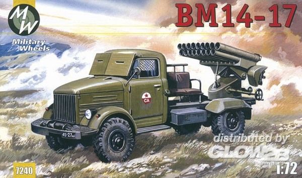 BM-14-17 - Military Wheels 1:72 BM-14-17 on the GAZ-51