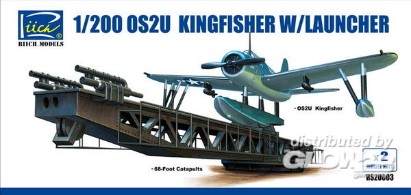 OS2U-3 Kingfisher w/Launcher( - Riich Models 1:200 OS2U-3 Kingfisher w/Launcher(ModelKitsX2