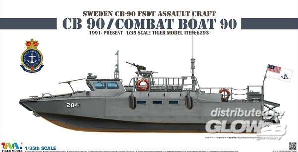 Sweden CB-90 FDST Assault Cra - Tigermodel 1:35 Sweden CB-90 FDST Assault Craft CB 90/ Combat Boat 90
