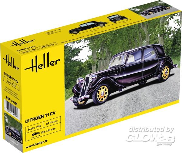 Citroën 11 CV - Heller 1:43 Citroen 11 CV