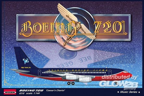 Boeing 720 Caesars Chariot - Roden 1:144 Boeing 720 Caesar´s Chariot