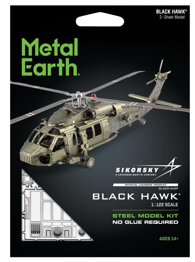 Metal Earh: Sikorsky UH-60 Bl - Metal Earth: Sikorsky UH-60 Black Hawk
