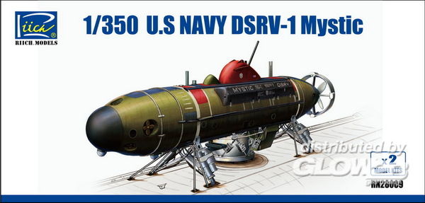 U.S.NAvy DSRV-1 Mystic(Model - Riich Models 1:350 U.S.NAvy DSRV-1 Mystic(Model Kits X2)