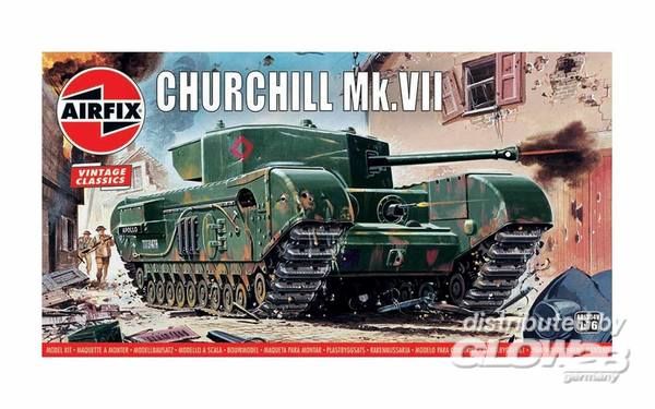 Churchill Mk.VII Tank, Vintag - Airfix 1:76 Churchill Mk.VII Tank, Vintage Classics