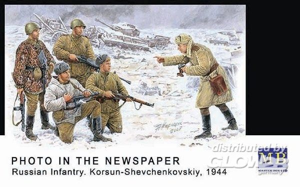 Russ.Infanterie Korsun 1944 - Master Box Ltd. 1:35 Russische Infanterie Korsun 1944 Photo for the Newspaper