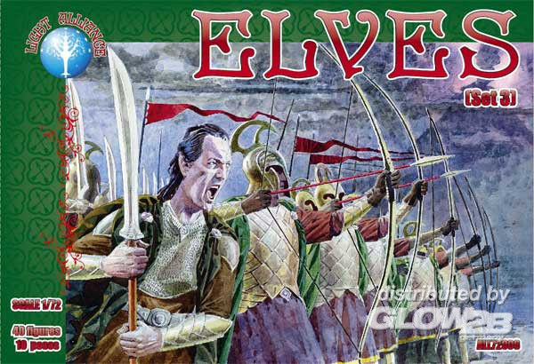 Elves, set 3 - ALLIANCE 1:72 Elves, set 3