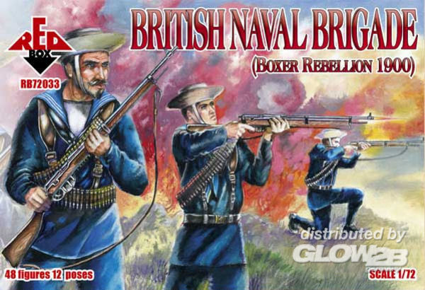 British naval brigade, Boxer - Red Box 1:72 British naval brigade, Boxer Rebellion