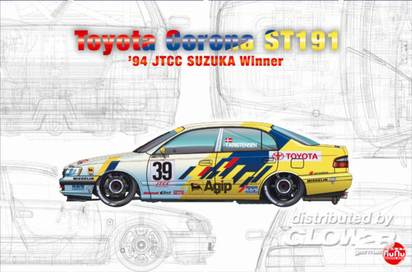 Toyota Corona ST191 ´94 JTCC - NUNU-BEEMAX 1:24 Toyota Corona ST191 ´94 JTCC Suzuka Winner