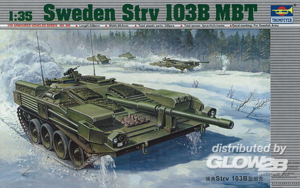 1:35Sweden Tank 103B - Trumpeter 1:35 Schwedischer Strv 103B MBT